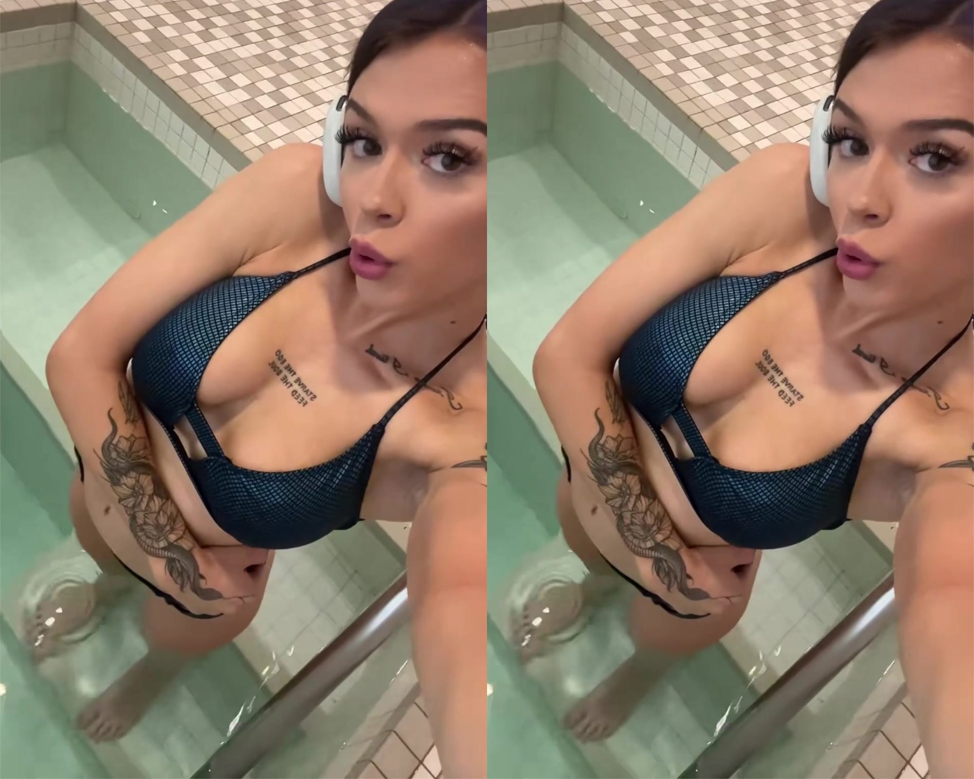 Elayna Black / Cora Jade Teasing In Bathtub – Onlyfans Tape